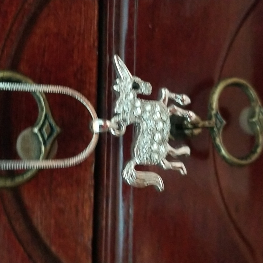 Sterling Silver Unicorn Necklace